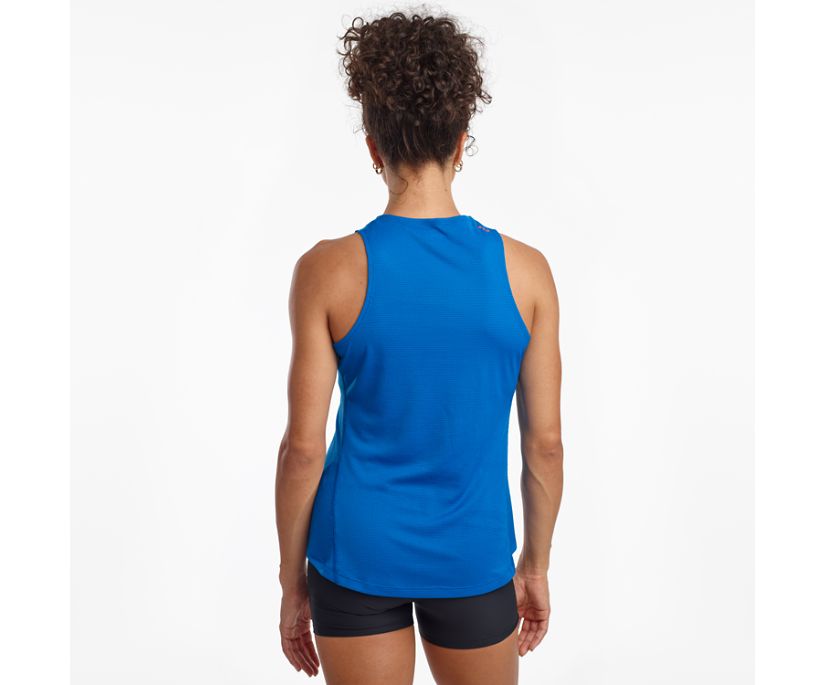 Saucony Stopwatch Singlet Women's Tanks Blue | AU 324SGLO